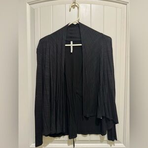 Elegant Black Women's Cape Jacket